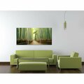 Work-Of-Art 3 Piece Pine Road Wrapped Canvas Wall Art Print - Brown, Green & Yellow - 27.5 x 60 x 0.875 in. WO2826225